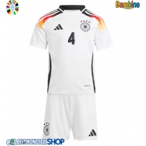 Maglie da calcio Germania Jonathan Tah #4 Prima Maglia Bambino Europei 2024 Manica Corta (+ Pantaloni corti)
